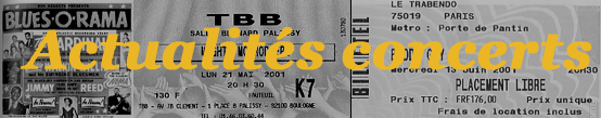 acutalites concerts